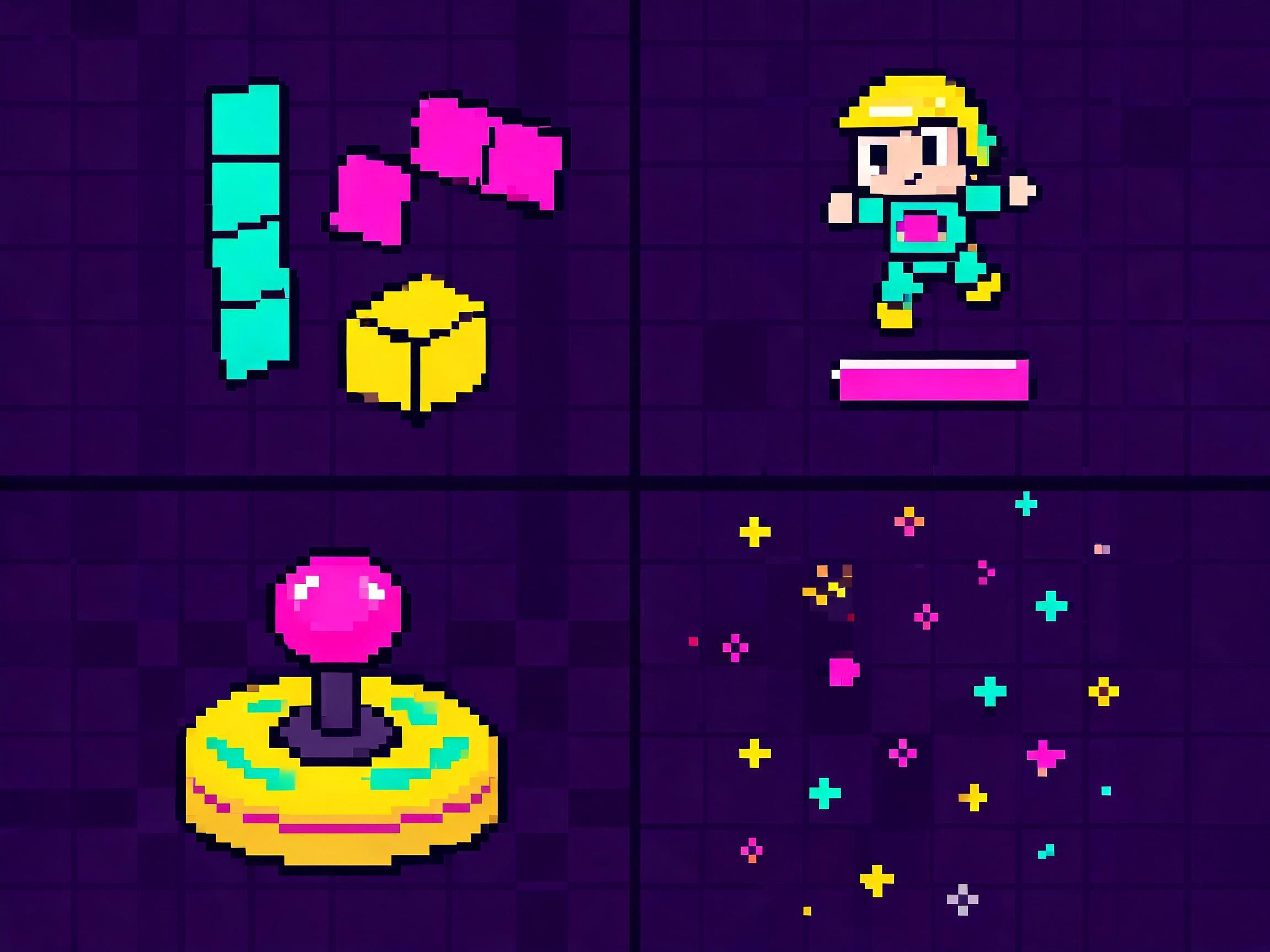 Kiemelt böngészős pixel játékok kolázsa